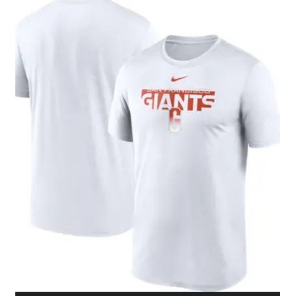Nike White MLB San Francisco Giants City Connect T-Shirt  Tee Men’s Sz S